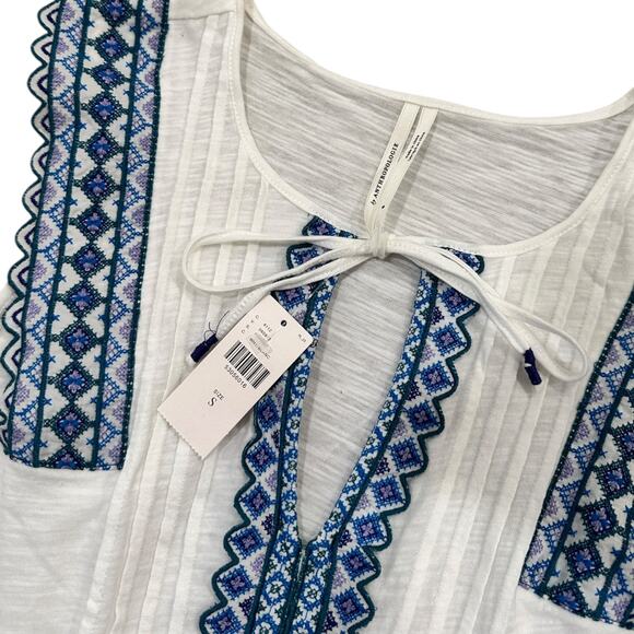 NWT Anthropologie Sigrid Embroidered Tank - Picture 6 of 8